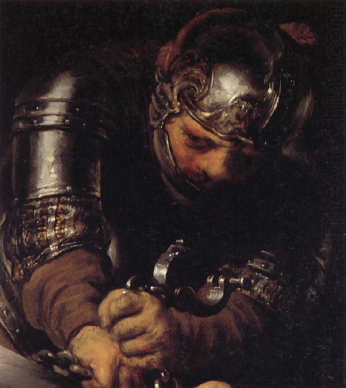 Rembrandt van rijn Details of the Blinding of Samson china oil painting image